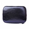 Bottom view of Amalfi Black Leather Backpack Purse