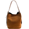 Amalia Suede Leather Bag - Leather Italiano
