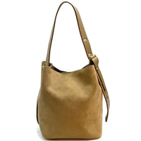 Amalia Suede Leather Bag - Leather Italiano