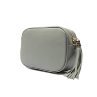 Amara Light Green leather shoulder bag - Leather Italiano