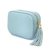 Amara Light Green leather shoulder bag - Leather Italiano