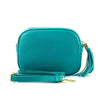 Amara Light Green leather shoulder bag - Leather Italiano