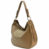 Amica Italian Leather Shoulder Bag – Elegant Everyday Bag for Women - Leather Italiano