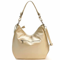 Amica Italian Leather Shoulder Bag – Elegant Everyday Bag for Women - Leather Italiano