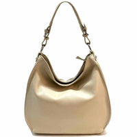 Amica Italian Leather Shoulder Bag – Elegant Everyday Bag for Women - Leather Italiano