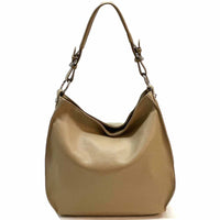 Amica Italian Leather Shoulder Bag – Elegant Everyday Bag for Women - Leather Italiano