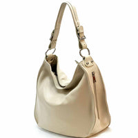 Amica Italian Leather Shoulder Bag – Elegant Everyday Bag for Women - Leather Italiano