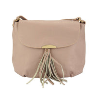 Angelica Pink Soft Leather Hobo Bag - Leather Italiano