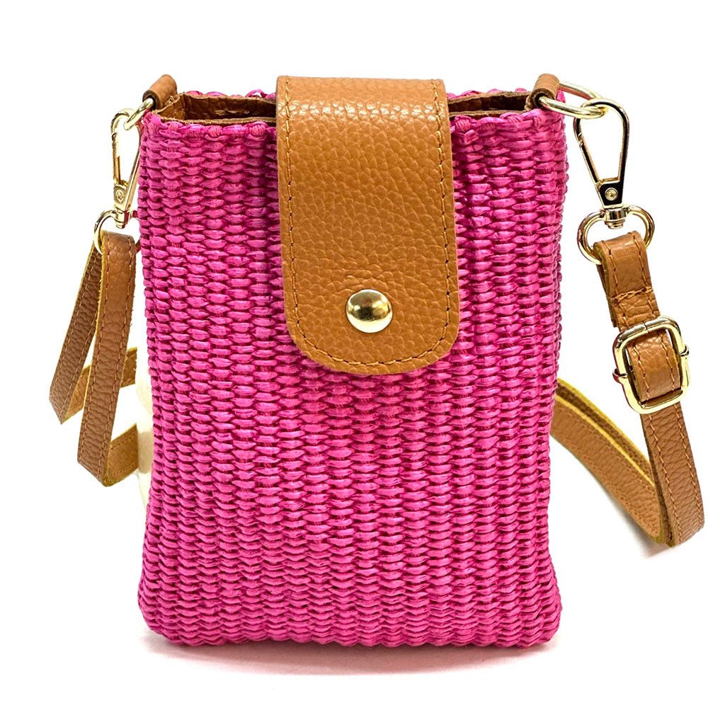 Argelia Crossbody Bag – Italian Summer Elegance - Leather Italiano