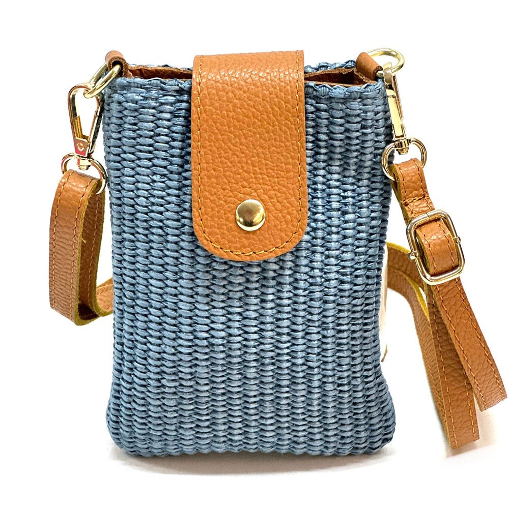 Argelia Crossbody Bag – Italian Summer Elegance - Leather Italiano