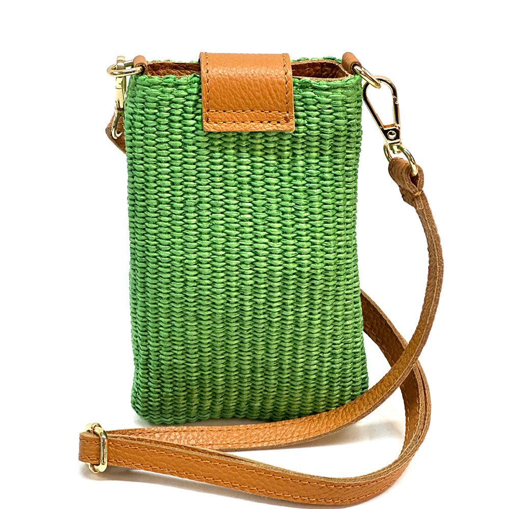 Argelia Crossbody Bag – Italian Summer Elegance - Leather Italiano