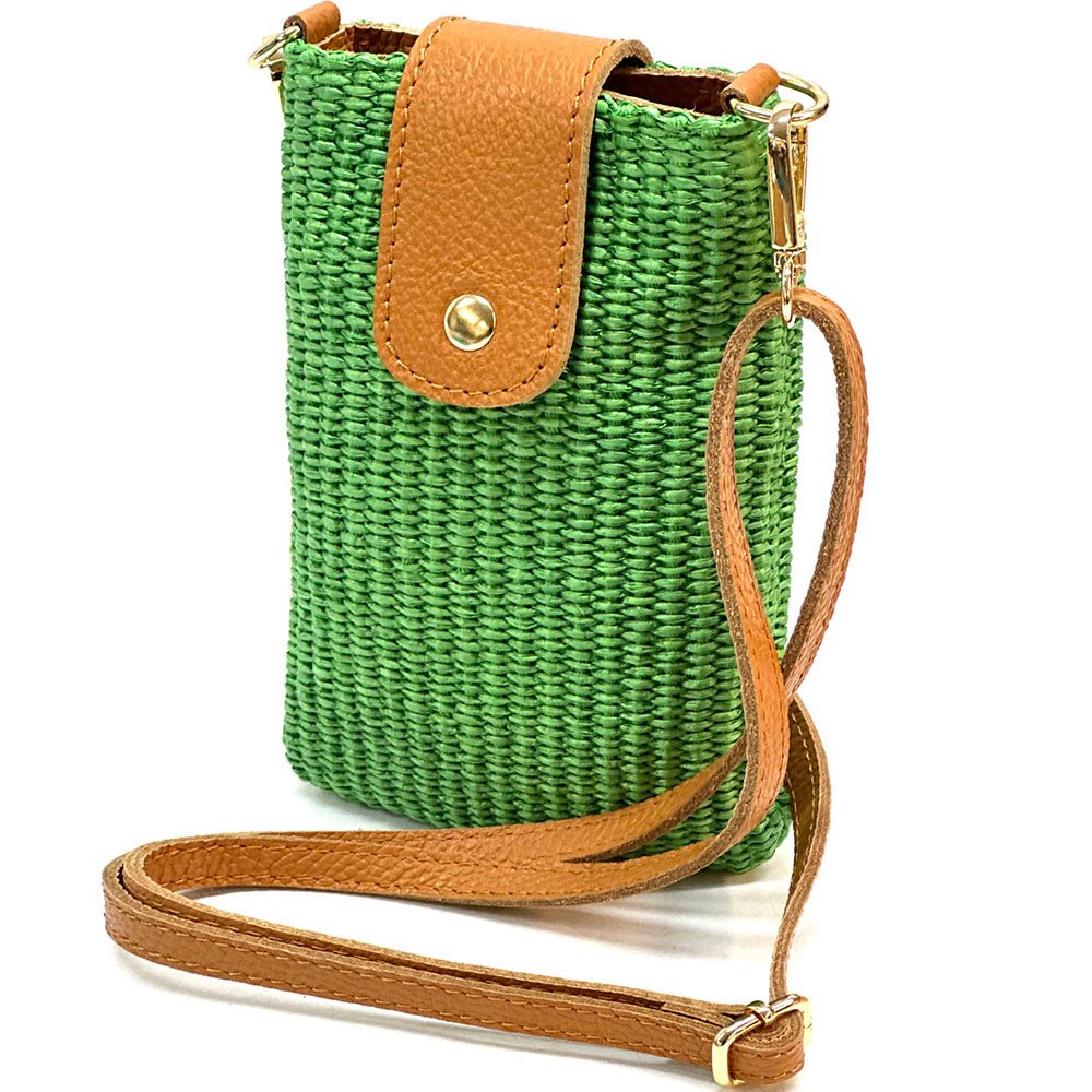Argelia Crossbody Bag – Italian Summer Elegance - Leather Italiano