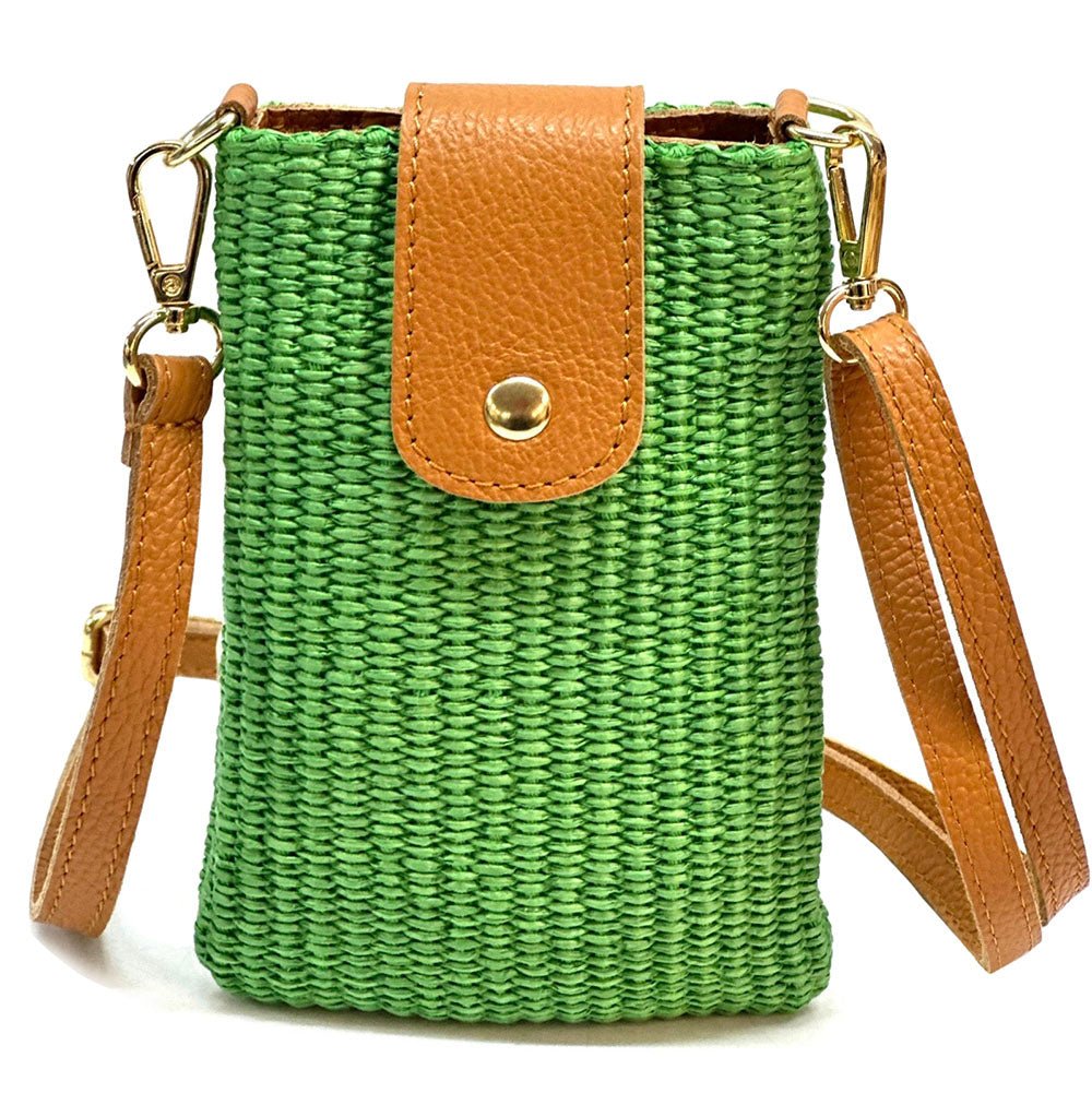 Argelia Crossbody Bag – Italian Summer Elegance - Leather Italiano