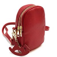 Argelia Mini Italian Leather Crossbody Bag - Handcrafted in Florence - Leather Italiano