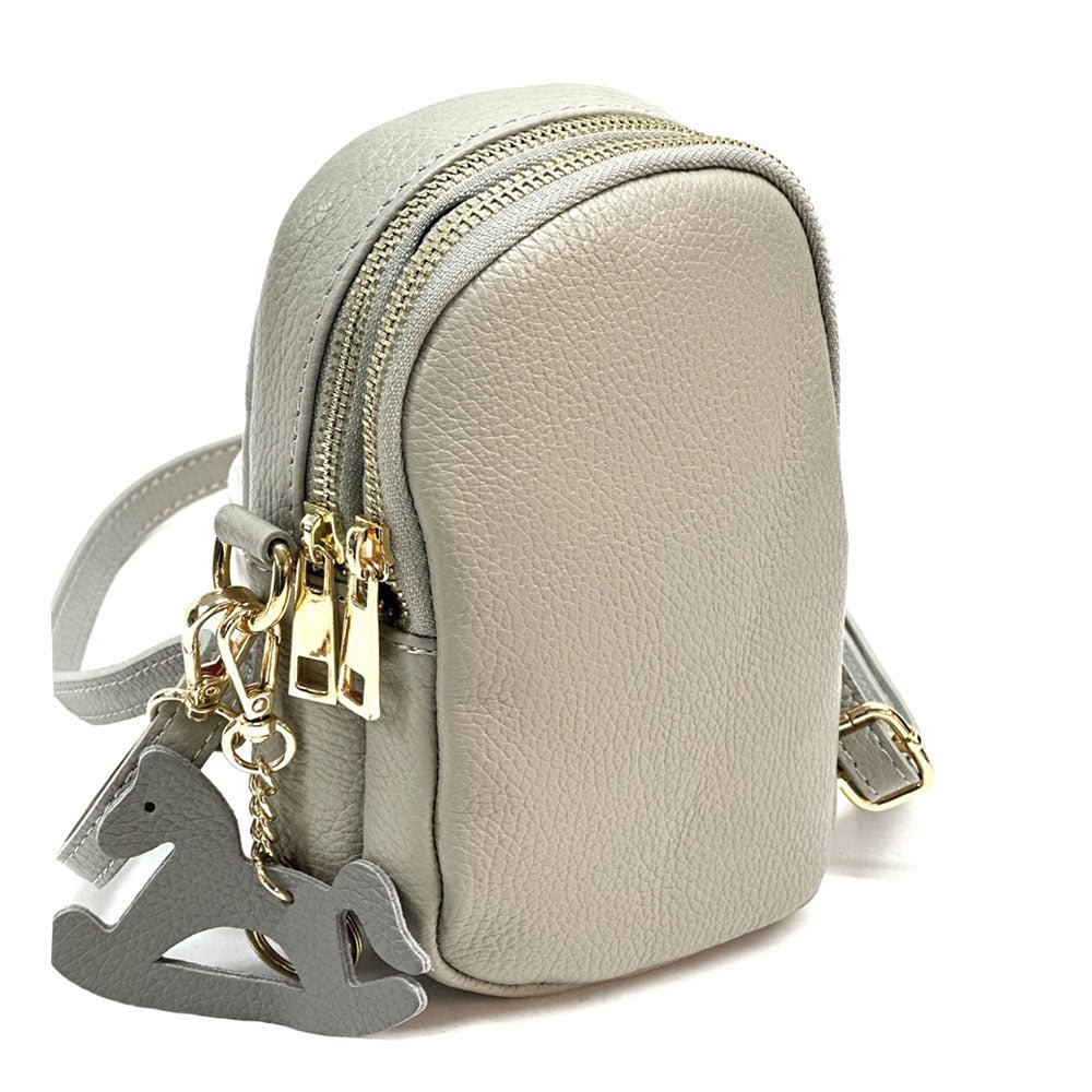 Argelia Mini Italian Leather Crossbody Bag - Handcrafted in Florence - Leather Italiano