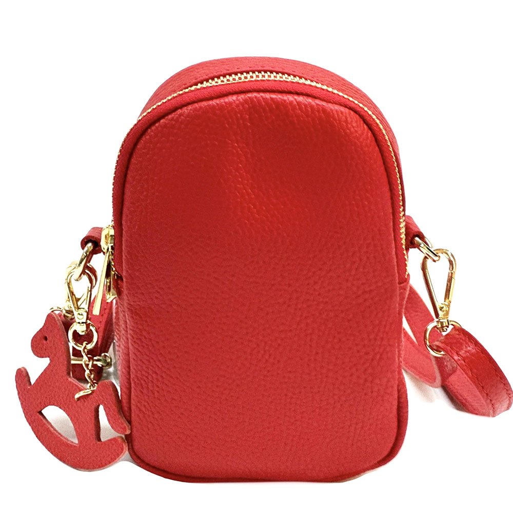 Argelia Mini Italian Leather Crossbody Bag - Handcrafted in Florence - Leather Italiano