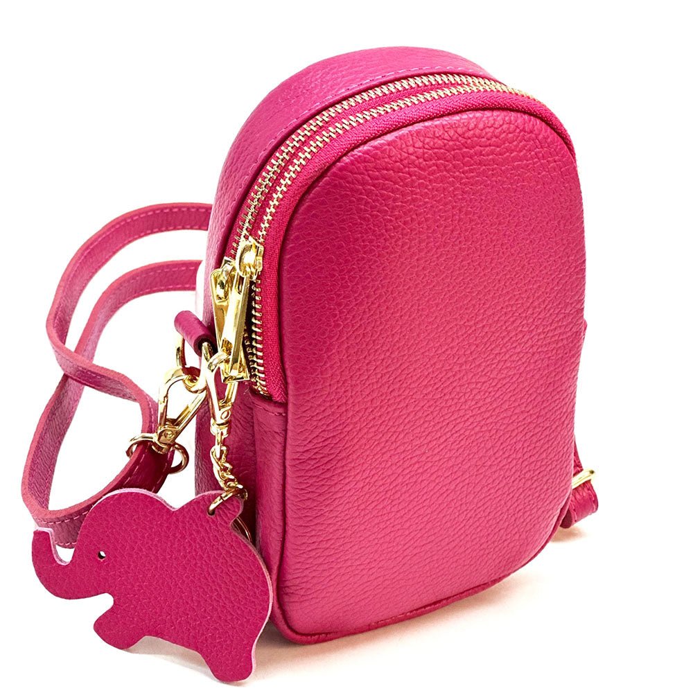 Argelia Mini Italian Leather Crossbody Bag - Handcrafted in Florence - Leather Italiano