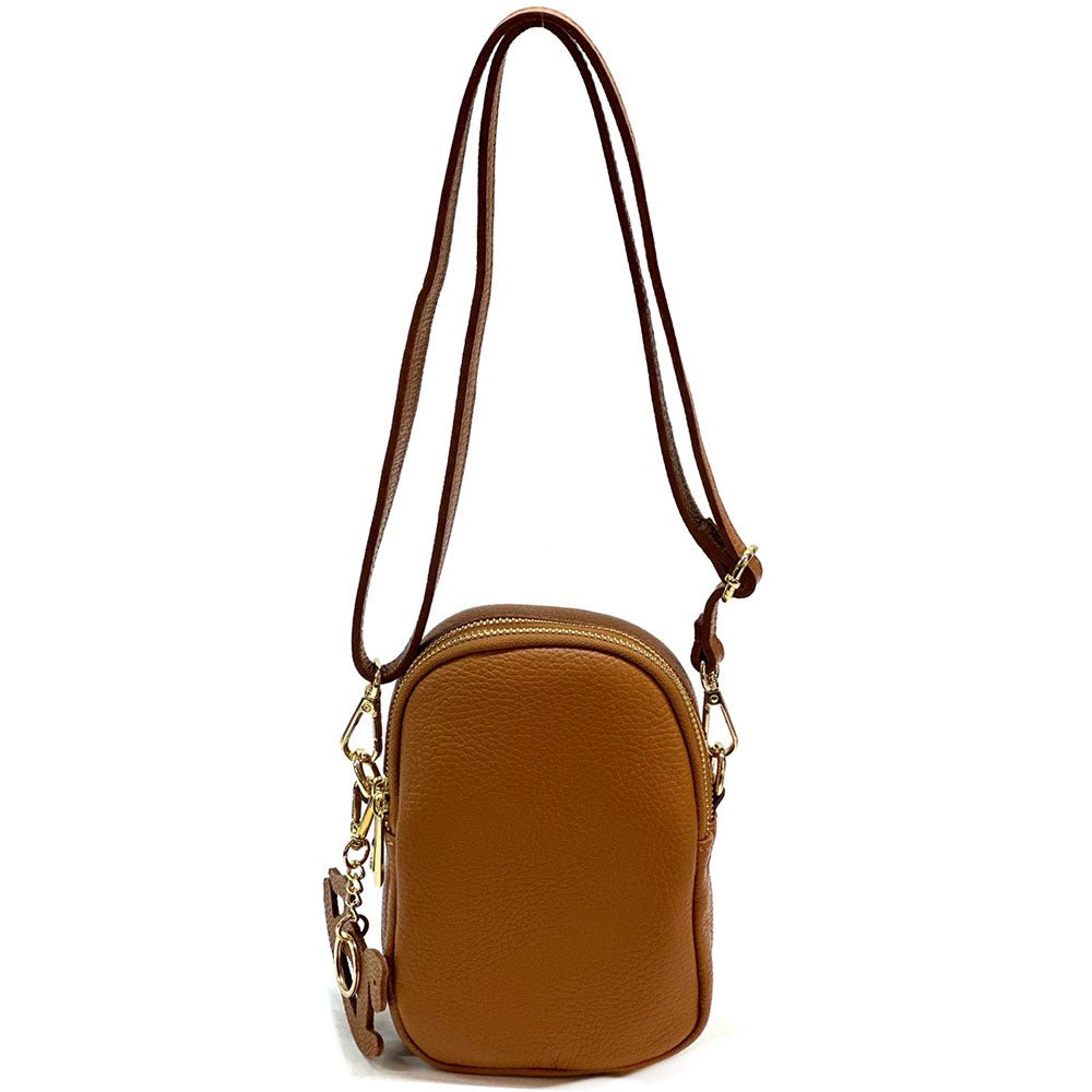 Argelia Mini Italian Leather Crossbody Bag - Handcrafted in Florence - Leather Italiano