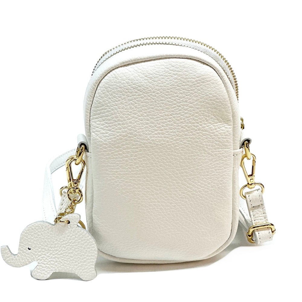 Argelia Mini Italian Leather Crossbody Bag - Handcrafted in Florence - Leather Italiano