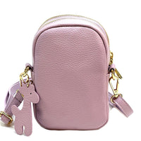 Argelia Mini Italian Leather Crossbody Bag - Handcrafted in Florence - Leather Italiano