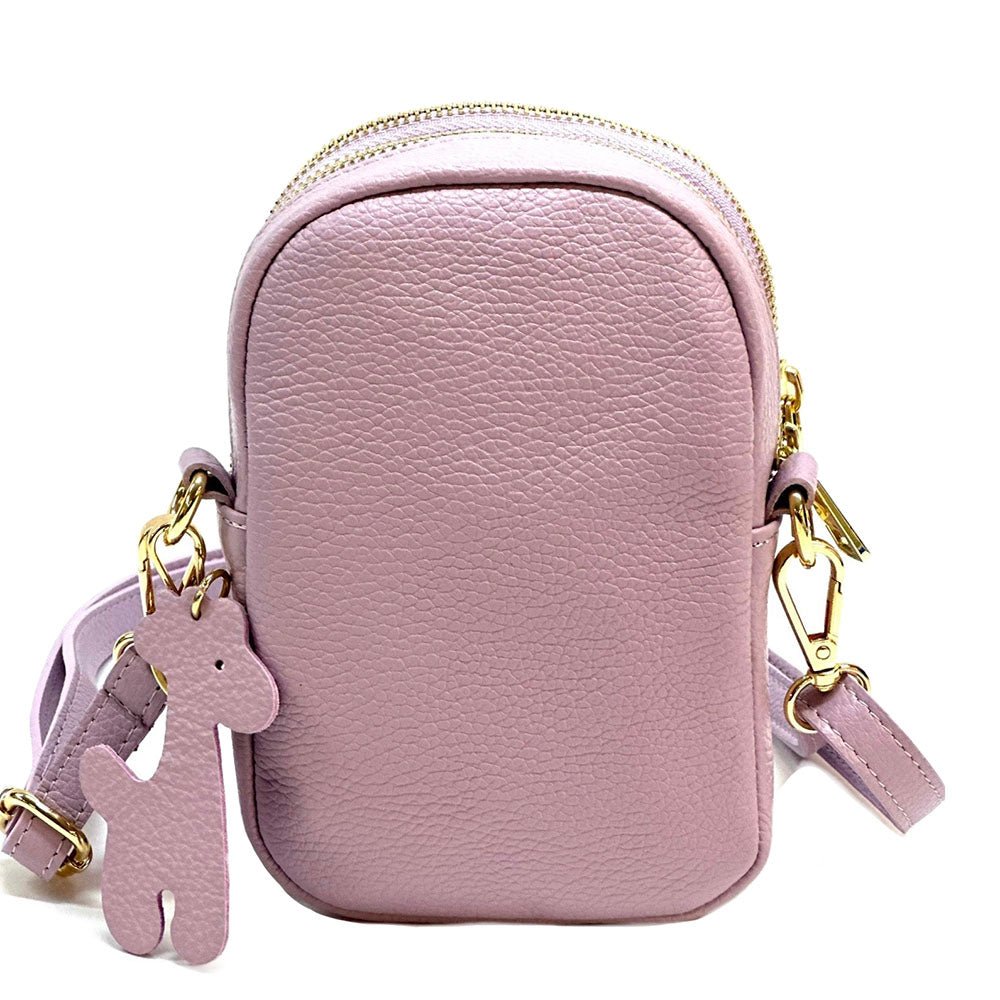 Argelia Mini Italian Leather Crossbody Bag - Handcrafted in Florence - Leather Italiano