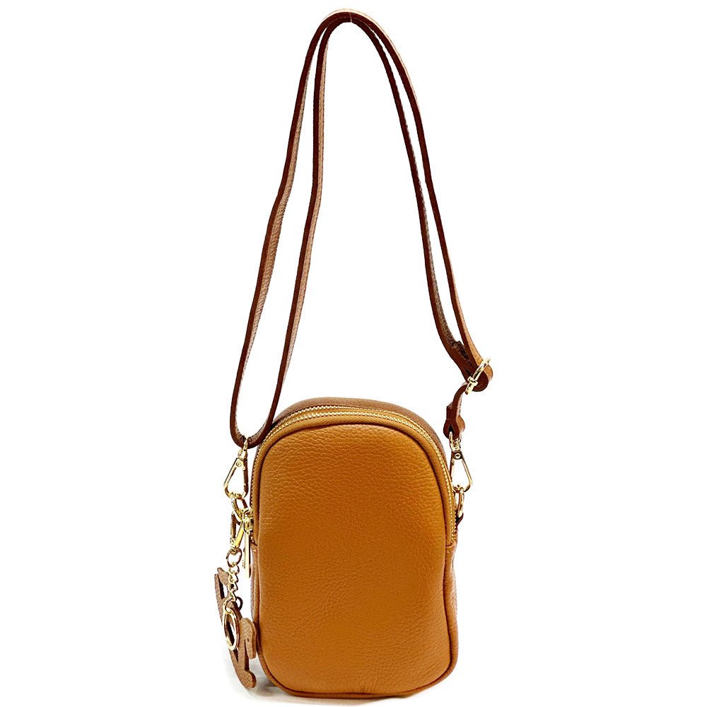 Argelia Mini Italian Leather Crossbody Bag - Handcrafted in Florence - Leather Italiano