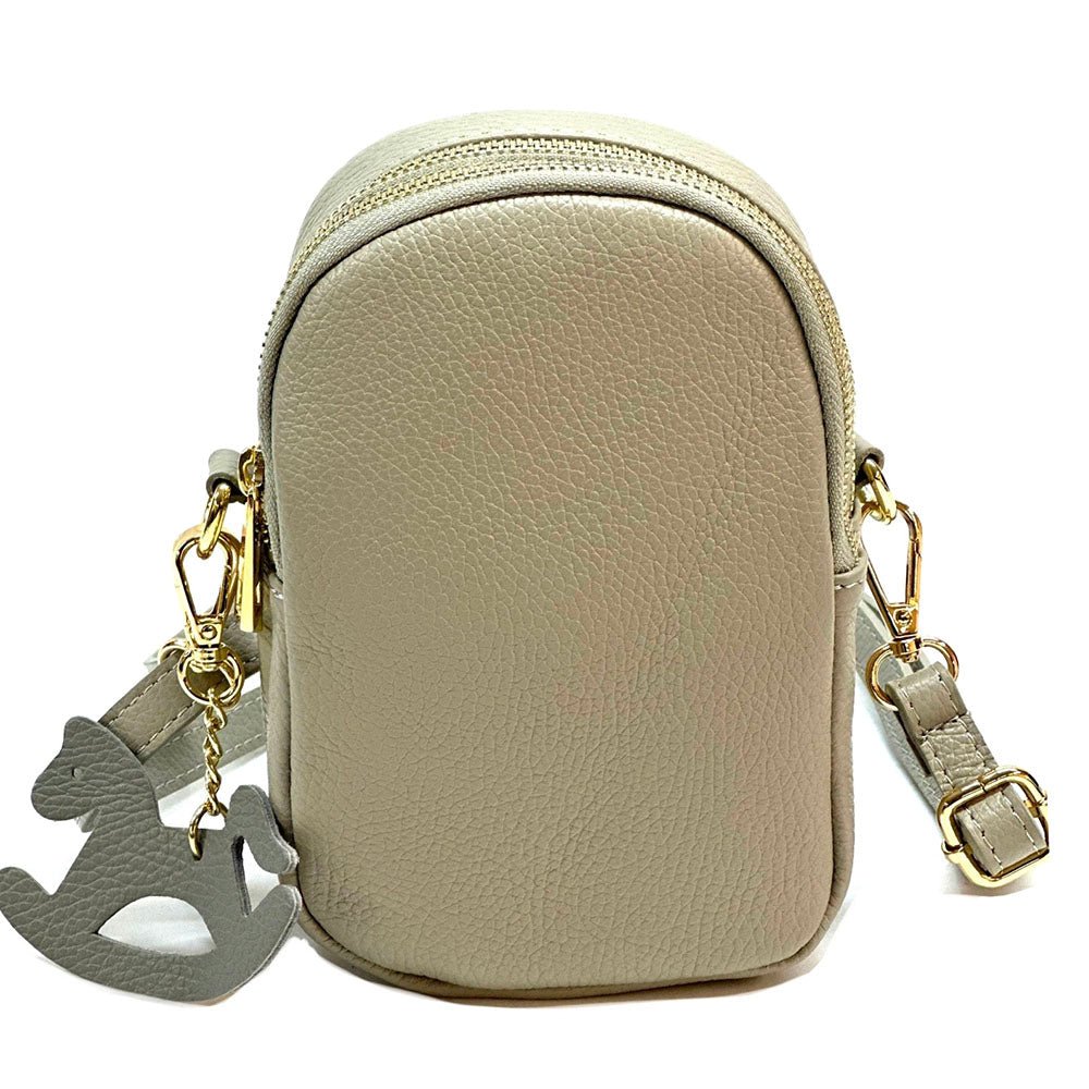 Argelia Mini Italian Leather Crossbody Bag - Handcrafted in Florence - Leather Italiano