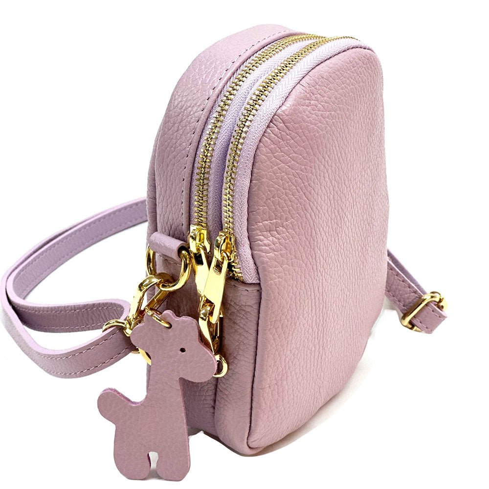 Argelia Mini Italian Leather Crossbody Bag - Handcrafted in Florence - Leather Italiano