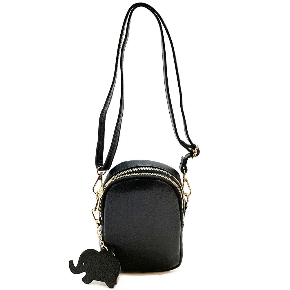 Argelia Mini Italian Leather Crossbody Bag - Handcrafted in Florence - Leather Italiano