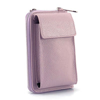 Ava Italian Leather Phone Bag & Wallet - Leather Italiano