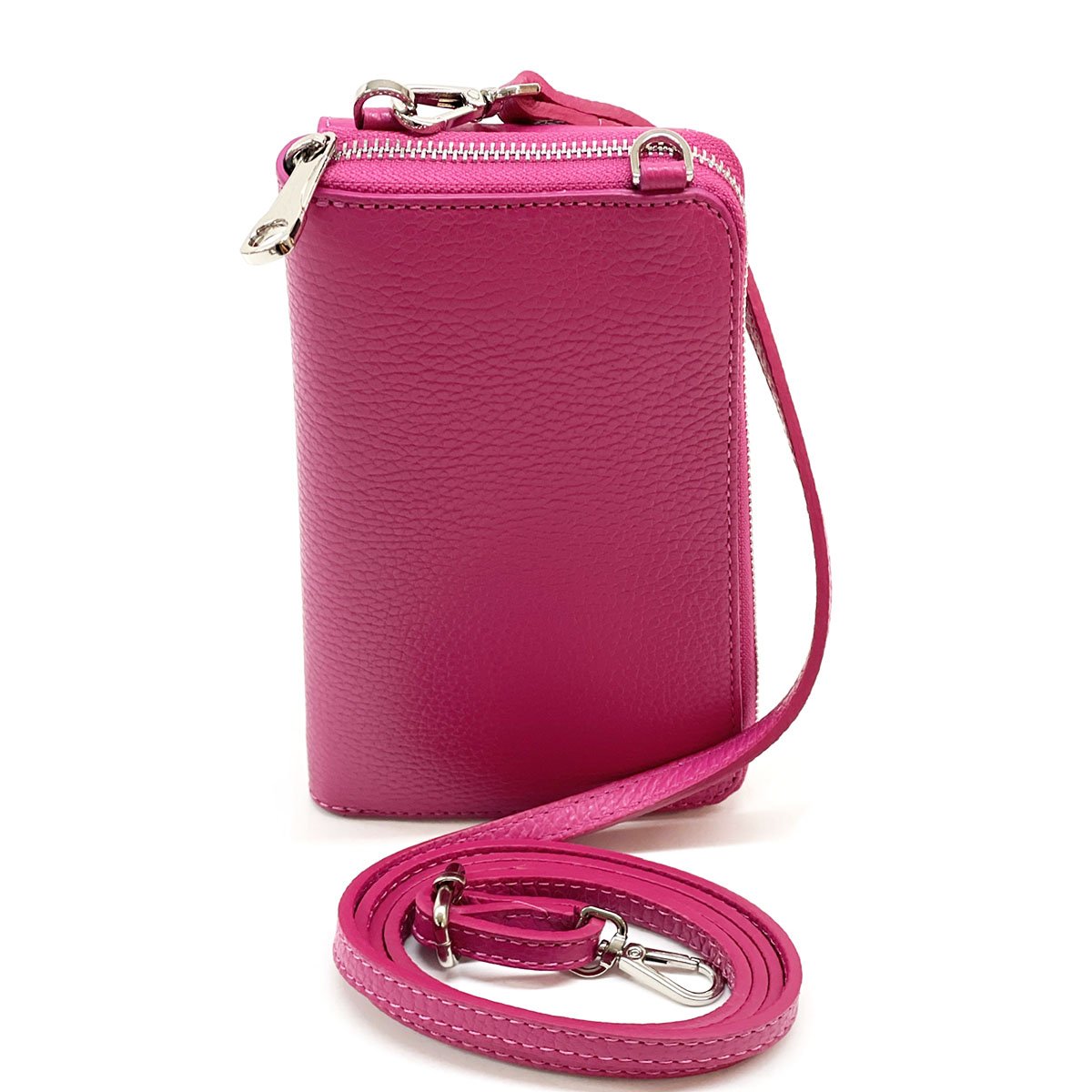 Ava Italian Leather Phone Bag & Wallet - Leather Italiano