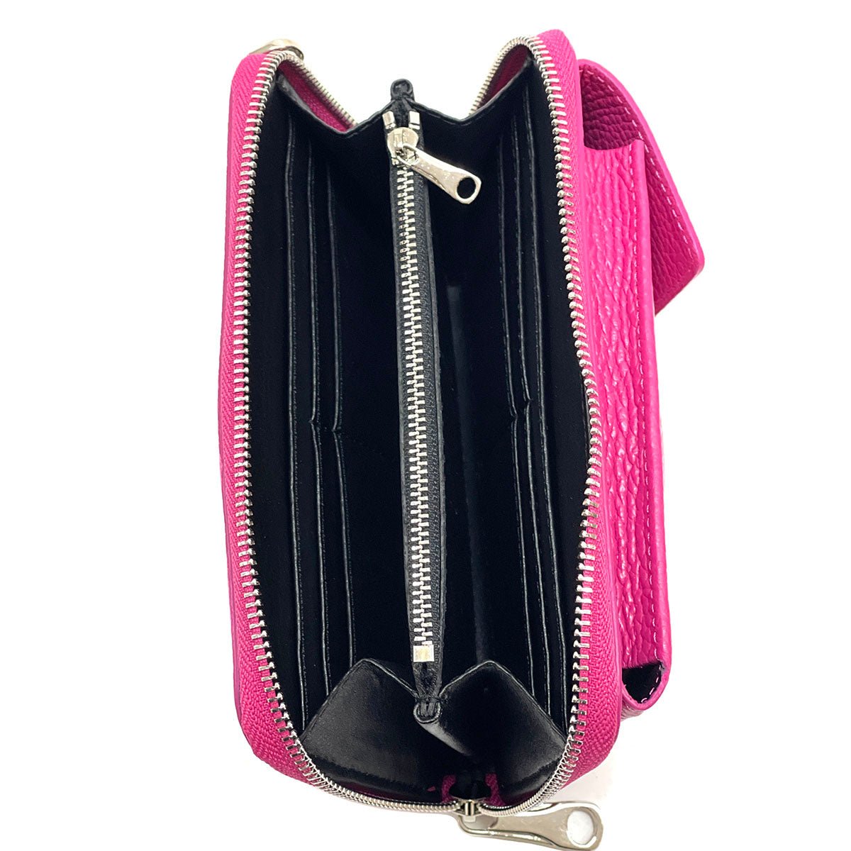 Ava Italian Leather Phone Bag & Wallet - Leather Italiano