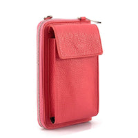 Ava Italian Leather Phone Bag & Wallet - Leather Italiano