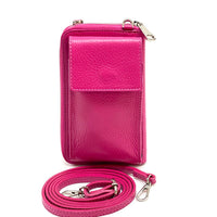 Ava Italian Leather Phone Bag & Wallet - Leather Italiano