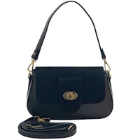 Be Exclusive Leather Cross - Body Bag – Handmade in Florence from Calfskin & Suede - Leather Italiano