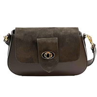 Be Exclusive Leather Cross - Body Bag – Handmade in Florence from Calfskin & Suede - Leather Italiano