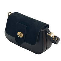 Be Exclusive Leather Cross - Body Bag – Handmade in Florence from Calfskin & Suede - Leather Italiano
