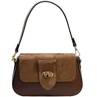 Be Exclusive Leather Cross - Body Bag – Handmade in Florence from Calfskin & Suede - Leather Italiano