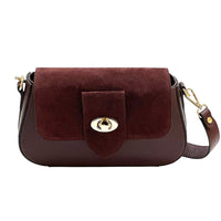 Be Exclusive Leather Cross - Body Bag – Handmade in Florence from Calfskin & Suede - Leather Italiano