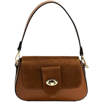 Be Exclusive Leather Cross - Body Bag – Handmade in Florence from Calfskin & Suede - Leather Italiano