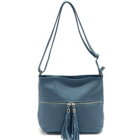 BE FREE Soft Leather Crossbody Bag - Premium Italian Calfskin - Leather Italiano