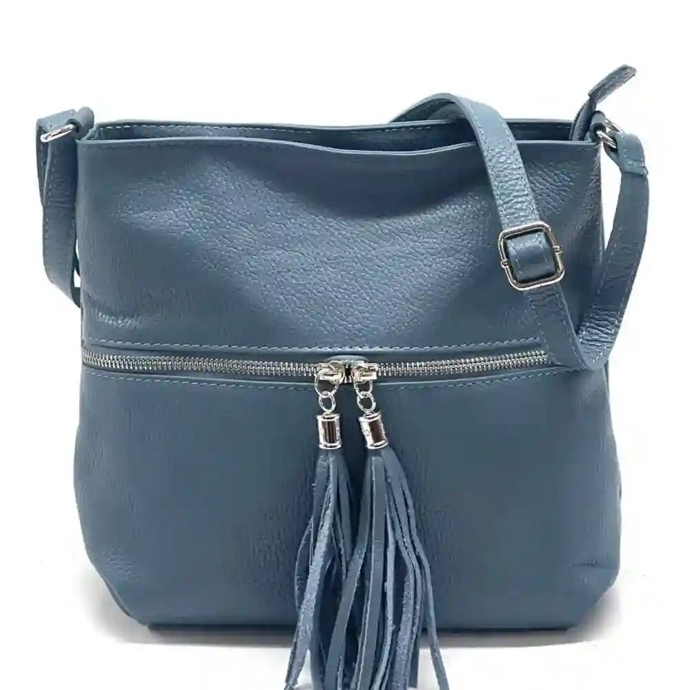 BE FREE Soft Leather Crossbody Bag - Premium Italian Calfskin - Leather Italiano