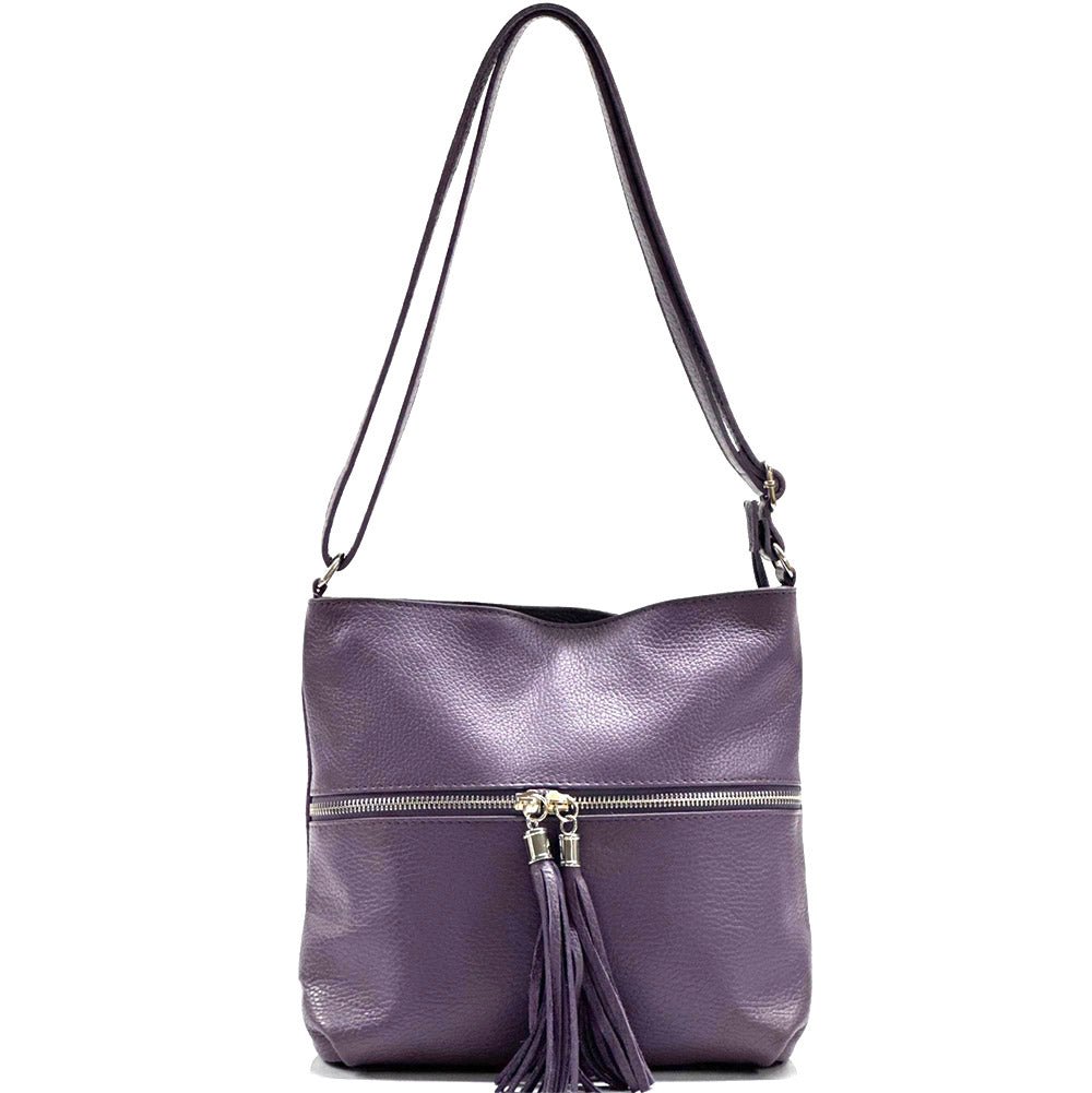 BE FREE Soft Leather Crossbody Bag - Premium Italian Calfskin - Leather Italiano