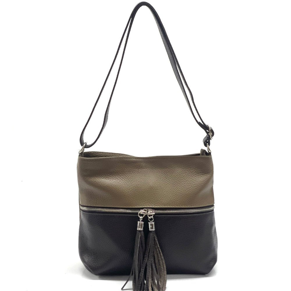 BE FREE Soft Leather Crossbody Bag - Premium Italian Calfskin - Leather Italiano