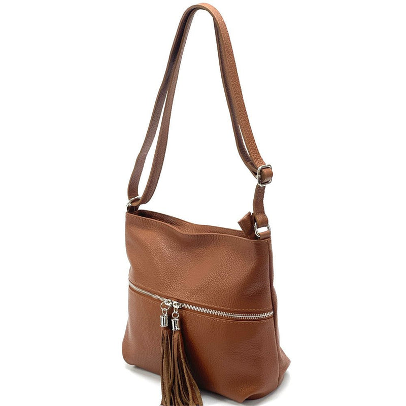 BE FREE Soft Leather Crossbody Bag - Premium Italian Calfskin - Leather Italiano