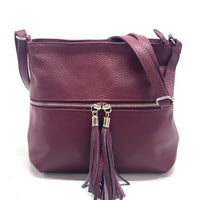 BE FREE Soft Leather Crossbody Bag - Premium Italian Calfskin - Leather Italiano