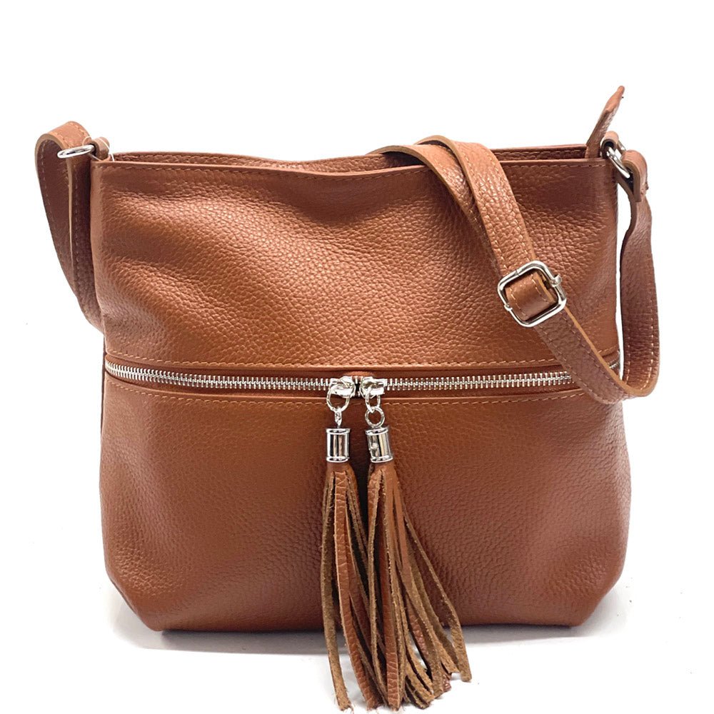 BE FREE Soft Leather Crossbody Bag - Premium Italian Calfskin - Leather Italiano