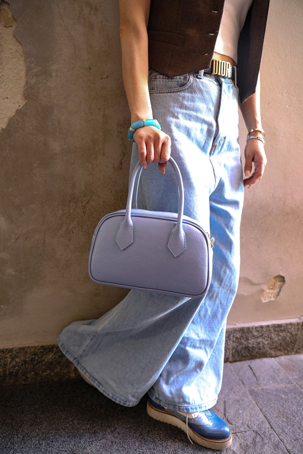 Bella Vita Italian Leather Handbag - Leather Italiano