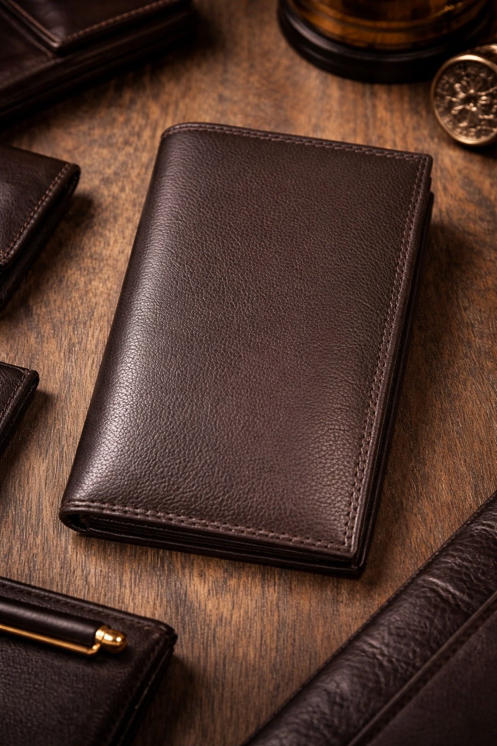 Bernardo V - Men's RFID Blocking Italian Leather Wallet - Leather Italiano