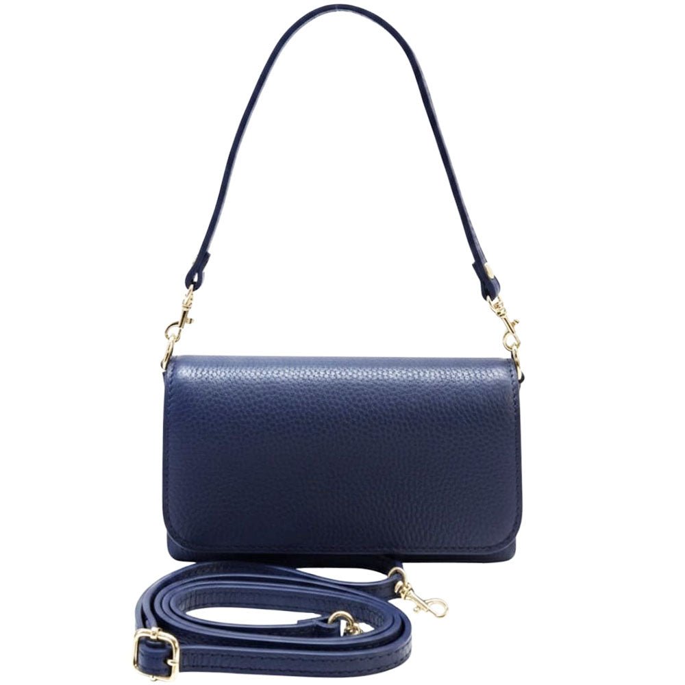 Bibiana Italian Leather Mini Shoulder & Crossbody Bag - Leather Italiano